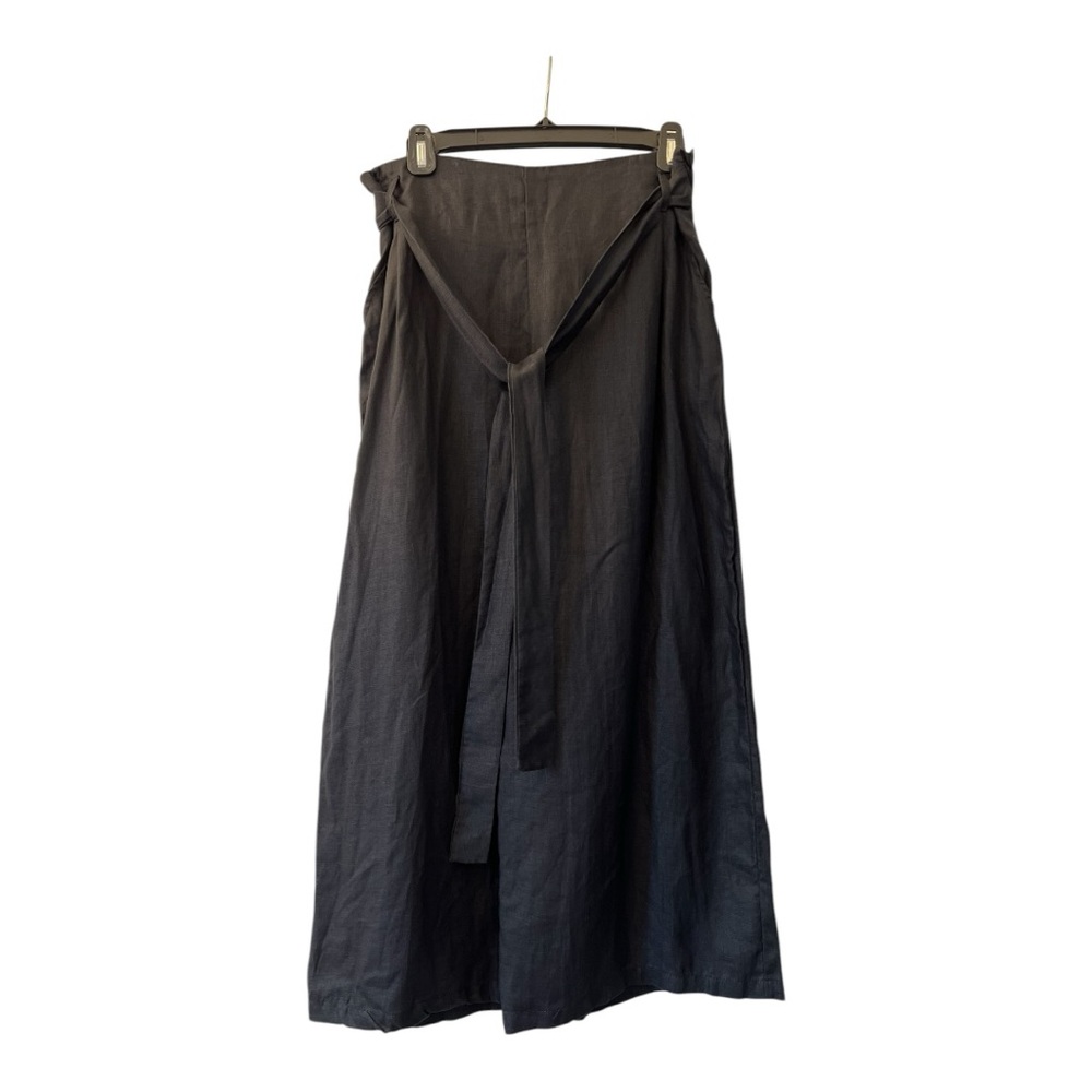 Ava Sky Black Linen Pants Small - DC